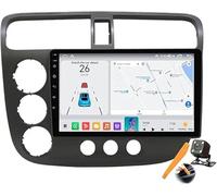 MingXing Y200S~2/64GB,Android 15.0 2 DIN Car Stereo for H-onda Civic (2000-2006), 9" GPS Navigation, CarPlay/Android Auto, FM/BT Receiver, DVD Multimedia Player