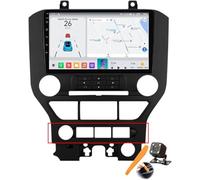 MingXing Y400S,Android 15.0 2 DIN Car Stereo, 9 Inch DVD Multimedia Player with GPS Navigation, FM/BT Receiver, Android Auto & Carplay, Replacement for F-ord Mustang 2014-2021