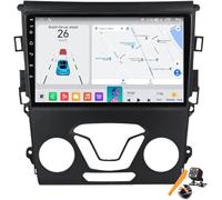 MingXing Y500S,Android 15.0 2 DIN Car Stereo, 9 Inch Touchscreen Replacement for M-ondeo Fusion 2013-2019 | Sat GPS Navigation, DVD Multimedia Player, FM BT Receiver with Android Auto & CarPlay