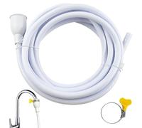 Mingxiong 5M/16.4FT Sink Extension Hose,Sink Hose Attachment,Portable Water Fill Accessories for Gardening, Watering, and Household Cleaning with Adjustable Clamp
