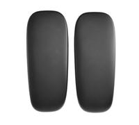 MingYi.office Arm Pads Caps Replacement for Humanscale Smart Office Chair in Black/Grey Color 1 Set (2pcs) (Black)