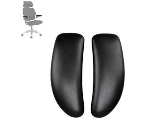 MingYi.Office Vinyl Arm Pads Caps for Humanscale Freedom Office Chair, Only Available for Standard Arm (Height Adjustable), Can Not Fit The Advanced Arm, Black, 1 Pair.