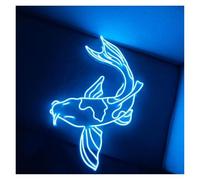 MINGYTN Sign Lamp Koi Fish Neon Sign Game Room Wall Decor Bar 60cm(B)