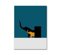 MINGYTN Wall Art Canvas Prints Northern Europe Moroccan Door Church Seascape Landscape Posters Prints Wall Art Canvas Painting For Modern Home Decor(J,20x30cm)