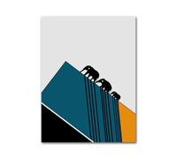 MINGYTN Wall Art Canvas Prints Northern Europe Moroccan Door Church Seascape Landscape Posters Prints Wall Art Canvas Painting For Modern Home Decor(L,30x40cm)