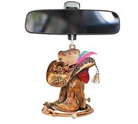 MINGYU Cowboy Boots Hangings Ornament, 2D Novelty Car Rearview Pendant, Acrylic Saddle Keychain Hanging Pendants, Car Interior Decor Accessories For Horses Lovers