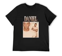 MINGYU VINIBABY Men's Bici Daniel Craig Vintage 90 Unisex T-Shirts Black S