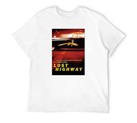 MINGYU VINIBABY Men's Lost Highway Movie Poster David Lynch T-Shirts White L