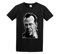 MINGYU VINIBABY Men's Yippee Ki Yay Bruce Willis Cotton T Shirt Black 3XL