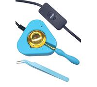 MINGYUESKY Wax Seal Warmer Kit with Spoon and Tweezers, Great Tool for Melting Sealing Beads (Electric Wax Seal Warmer)