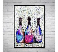 MINGYXZZT Canvas Prints Artwork Wall Art Prints Abstract colorful bottles Non-woven Canvas Prints Image Artwork Wall Picture Room Decor Unframed 16x20cm