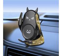 MINGZAIQIPEI Bling Phone Mount for Car, Cute Crystal Dashboard/Windshield Suction Cup Phone Holder, Diamonds Mount for All 3-5In Smartphones Vehicle Accessory for Women (Champagne)