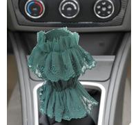 MINGZAIQIPEI Car Cute Green Lace Style Auto Interior Accessories Four Seasons Universal Fit Most Car SUV (Gear Shift Cover)