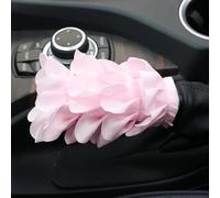 MINGZAIQIPEI Car Cute Pink Petal Pine Pagoda Style Auto Interior Accessories Four Seasons Universal Fit Most Car SUV (Hand Brake Set)