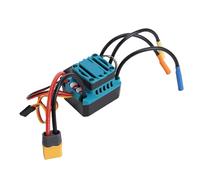 Mingzhe 60A Brushless ESC, Aluminum Cooling Electronic Speed Controller with Wireless App Programming for 1/10 RC Drone Airplanes Aircraft Helicopter