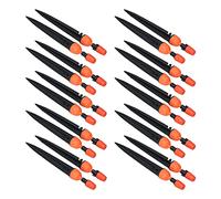 Mingzhe Adjustable Multifunctional Spray Dripper for Plant Growth Garden Agricultural Irrigation (Orange)