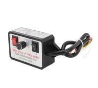 Mingzhe Car Horn Controller 16 Sound Effect Adjustable DC 12V 24V Dual Tone Controller, Overload Protection, Easy Install, ABS Material with Stable Voltage, Clear Sound, Long Lifespan,