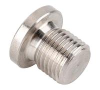 Mingzhe Car O2 Blanking Plug, M12 1.25mm Lambda Sensor Eliminator Replacement for with O Ring, for Motorcycles Cars, Made of Sturdy Metal Material