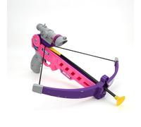 mingzhe Crossbow Toy with Suction Cup Arrows Safe Parent Child Interactive Plastic Bow Set for Boys Girls Age 7-14 Years Old Thinking Development Coordination