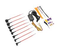 Mingzhe Dash Cameras Hard Wire Kit, 12V-28V to 5V USB Adapter, Overheating Protection, Built-in Switching Power Supply, 24-Hour Continuous Power, Tidy Hidden Wiring, ABS,Rubber,Metal (MICRO)