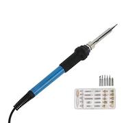 Mingzhe Electric Soldering Iron Set Wood Burning Pen Engraving Pyrography Tool 60W for Enthusiasts (AC220V British-Regulator Plug)