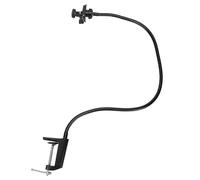 mingzhe Gooseneck Camera Stand Flexible Webcam Mount with 360 Degree Rotation & Stable Clamp for C922 C930e Streaming (I Shaped Fixture Stand)