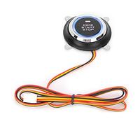 Mingzhe Keyless Entry Starter Ignition Switch Button, Universal Engine Start Stop Push Button for Car, Anti ABS, Easy Install Plug and Play, High Reliability