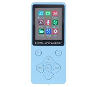 Mingzhe MP3 MP4 Player 5.0 Super Thin 1.8 Inch Color Screen 128G Expandable Memory Portable Video Music Player with HiFi Sound for Gym Outdoor Activities Learning ABS Ma (Blue)