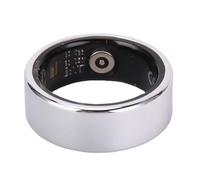mingzhe Smart Ring Health Tracker Connection IP68 Water Proof Sleep Fitness Ring with Control Step Counting for Women Men Silver (6 ID: 16.5mm/0.64in, Circumference: 51.8mm/2.04in)