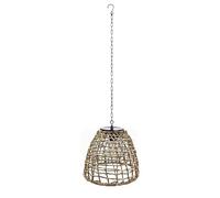 mingzhe Solar Powered Hanging Pendant Lights with Rattan Design for Patio