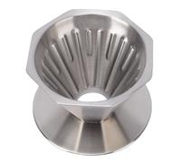 mingzhe Stainless Steel Pour Over Coffee Dripper, Double Layer Octagonal