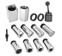 Mingzhe Tool Steel 5C Collet Block Set for Milling Lathe Quick Setup for Metalworking