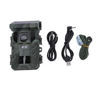 mingzhe Trail Camera Solar Powered 50MP 4K Ultra HD Night 120° Wide Angle 65ft Detection Range IP65 for Outdoor Wildlife Monitoring (Mini800s)