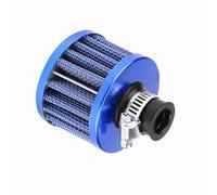Mingzhe Universal 12mm Car Cold Air Intake Filter Kit Crankcase Vent Cover Breather, Professional Manufacturing, High Flow Filter, Easy Installation, Color Options, Metal + Filter Paper (Blue)