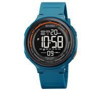 mingzhe Wrist Watch for Women Men, 50M WR Digital Watch with Backlight 1/100 Second Stopwatch Daily Alarm Countdown Timer Dual Time 12/24 Hour for Outdoor Activities (Blue)