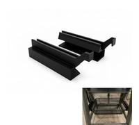 Mingzhuc Trofast Adapter with Stopper for Hauck Alpha & Beta Highchair - Extended Rail Bracket for Trofast Box & Basket, No Drilling, Easy Assembly, Stable and Perfect Fit