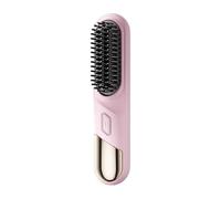 Minhaxue Flat Iron Hair Straightener,Professional Portable Rechargeable Comb,4 Temperature Settings Cordless Hair Straightener - for Women Men Travel Short Long Curly Wavy Beach Salon Home