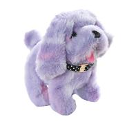 Minhaxue Plush Robot Dog,Animated Walking Toy - Interactive Plush Puppy Doll, Realistic Walking Electronic Dog Adorable For Indoor Outdoor Use