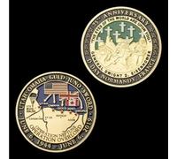 MINHBDER Commemorative Coins 75Th Anniversary Of D-Day Souvenir Coin Gold/Silver Plated Veteran Collection Gifts