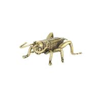 MINHBDER Commemorative Coins Solid Brass Cricket Ornament Retro Metal Insect Table Decoration For Insect Enthusiasts Collection Gifts