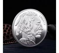 MINHBDER Commemorative Coins Usa Souvenir Coin 1Oz 2019-2025 Indian/Buffalo Silver/Gold Plated Challenge Coin Collectible Souvenir Gifts