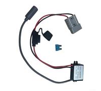 Minhe 12V 24V to 30V 3.5A Power Converter for StarlinkMini, DC Car Adapter with Anderson/Socket, Pure Copper Wire for RV Truck Battery Pack, Black 35cm Cable