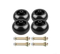 Minhe 4 Pack Lawn Mower Deck Wheel for Exmark 116-9981 103-3168 103-4051 Heavy Duty Plastic Replacement Parts
