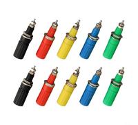 Minhe - 4mm banana electrical terminal collection for audio system applications and power circuits requirements, smooth insertion design with ABS protection for