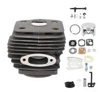 Minhe 54mm Cylinder Kit for 288XP 281 181 Chainsaw, Replace 503506301 503907471, Complete Steel Engine Set with Decompression Valve Feature