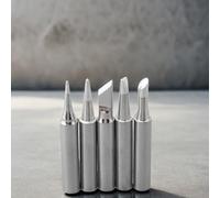 Minhe 5pcs Copper Soldering Iron Tip Set For 936 Model Replacement Tips With Various Sizes For Welding And DIY Soldering Tools