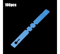 Minhe Adjustable PVC Plant Tags 100 Count Waterproof Garden Labels For Trees And Shrubs Perfect For Identifying Your Favorite Plants(blue)