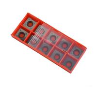 Minhe Carbide Cutter Inserts Set Of 10 For Woodworking Spiral Planer Head Solid Carbide 15x15x2 5mm R150 Radius Four Edges Easy Operation Fits Byrd Journal CNC DIY Lathe Packed In Plastic Box