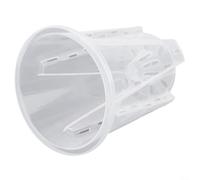 Minhe Convenient Clear Plastic Flower Pot, Breathable Drainage Hole, Transparent Design Enhance The Beauty Of Yard, Home Balcony, And Garden(12cm)