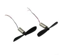 Minhe Coreless DC Motor 614 6x14mm 3.7-4.2V 46500 RPM for DIY Mini-Helicopter with Propeller, High Torque Motor for RC Aircraft Model, 2 pcs